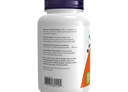 NOW L-Cysteine 500mg | 100 Caps