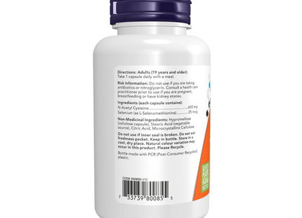 NOW - NAC 600 mg | 100 capsules