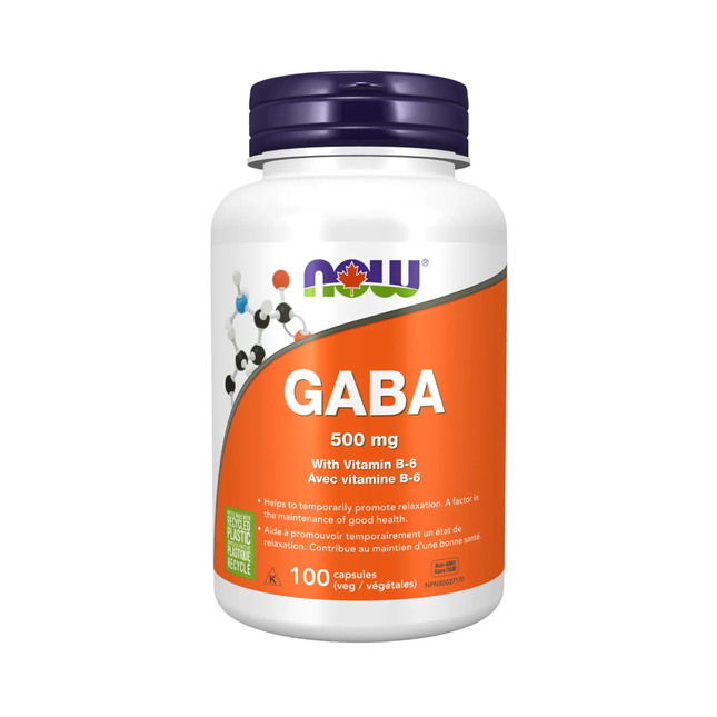 NOW - GABA 500mg | 100 Caps