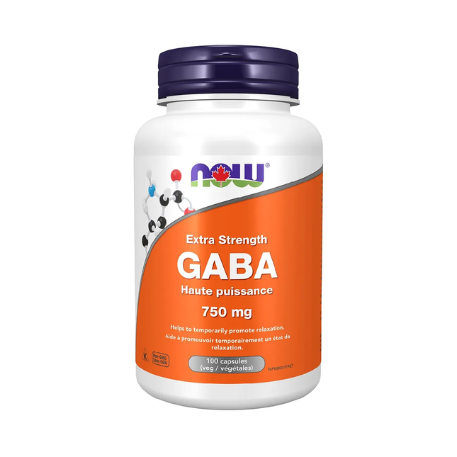 NOW - GABA 750mg | 100 Caps