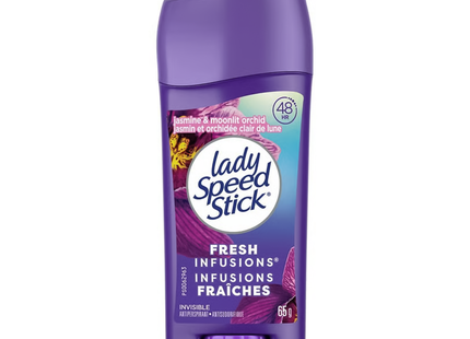 Lady Speed Stick - Anti-transpirant invisible, parfum jasmin et orchidée au clair de lune | 65 g