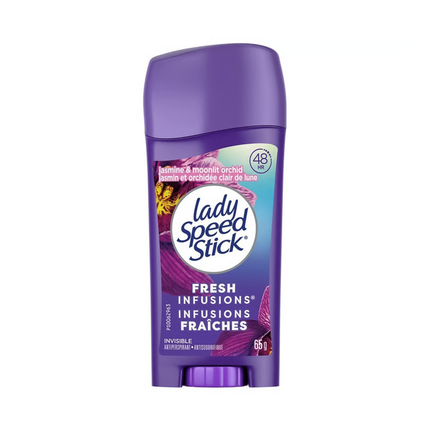 Lady Speed Stick - Anti-transpirant Invisible Infusions Fraîches, Jasmin & Orchidée Clair de Lune | 65 g
