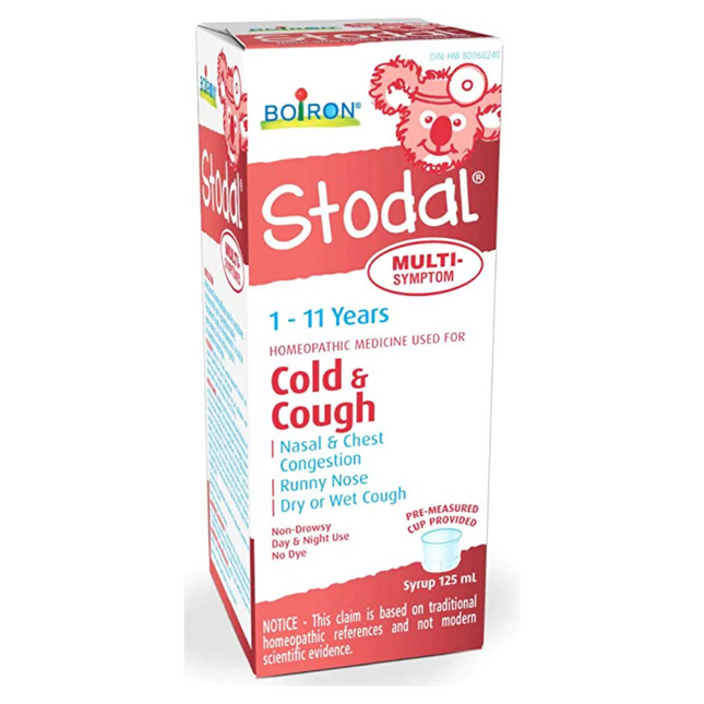 Boiron - Stodal Cold & Cough Syrup - 1 to 11 Years | 125 ml
