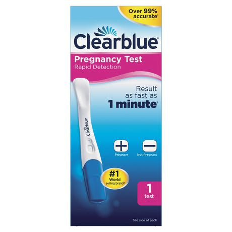 Clearblue - Test de grossesse à détection rapide | 1 essai