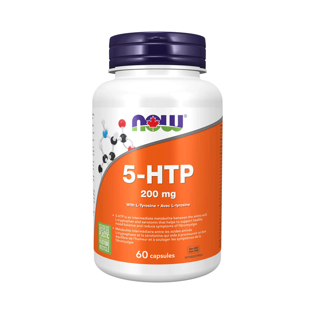NOW - 5-HTP 200 mg + Tyrosine | 60 Capsules
