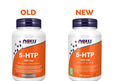 NOW - 5-HTP 200 mg + Tyrosine | 60 Capsules