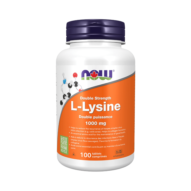 NOW L-Lysine 1000 mg | 100 capsules