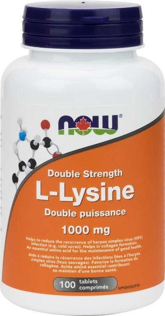 MAINTENANT L-Lysine 1000 mg | 100 capsules