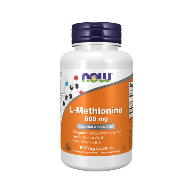 NOW - L-Methionine 500 mg | 100 Cap