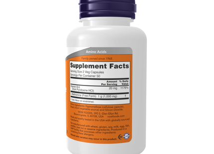 NOW - L-Methionine 500 mg | 100 Cap