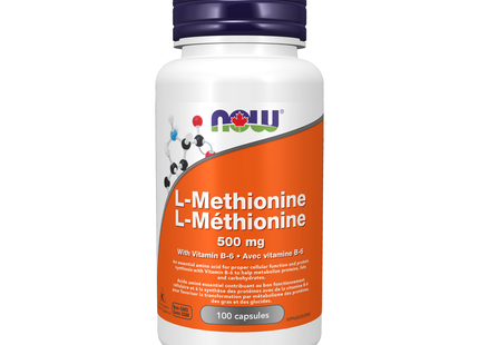 NOW - L-Methionine 500 mg | 100 Capsules