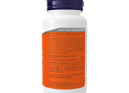 NOW - L-Methionine 500 mg | 100 Capsules