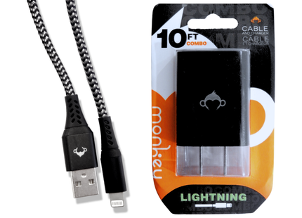 Monkey - 10FT Combo Cable & Charger Lightning