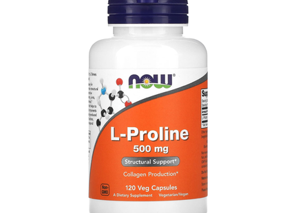 NOW - L-Proline 500 mg | 120 Capsules