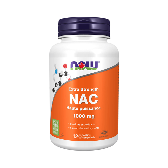 NOW - NAC extra fort 1000 MG | 120 comprimés