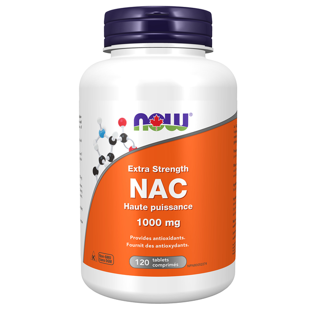 NOW - Extra Strength NAC 1000 MG | 120 Tablets