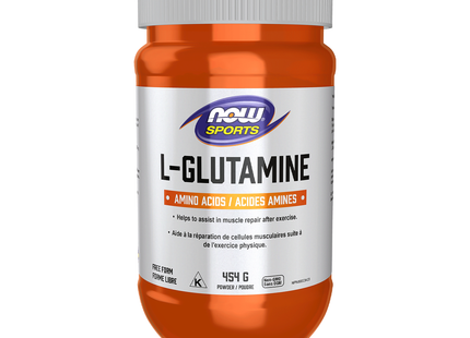 NOW Sports - L-Glutamine Pure Powder Amino Acids | 454 g