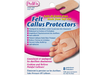 Pedifix Protecteurs de callosités en feutre | 8 protecteurs