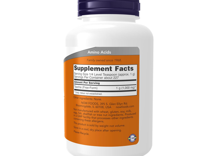 NOW - Taurine Powder | 227 g