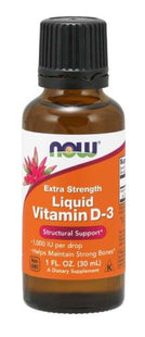 NOW - Vitamin D-3 Extra Strength - 1000 IU/Drop | 30ml