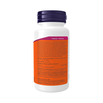 NOW - Vitamin D3 1000 IU | 360 Softgels