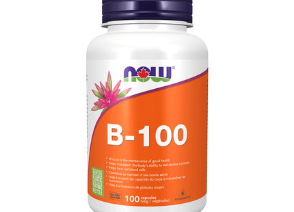 NOW - Vitamin B-100 | 100 Veg Capsules