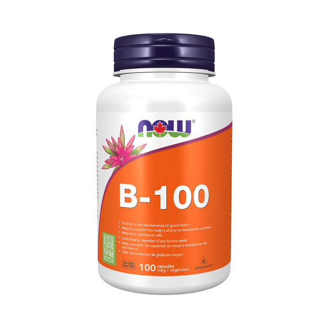 NOW - Vitamin B-100 | 100 Veg Capsules