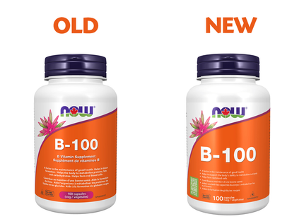 NOW - Vitamin B-100 | 100 Veg Capsules