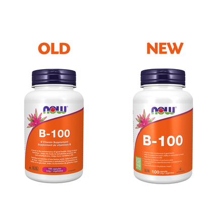 NOW Vitamine B-100 | 100 capsules