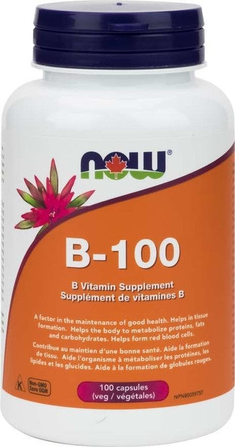 NOW Vitamin B-100 | 100 Caps
