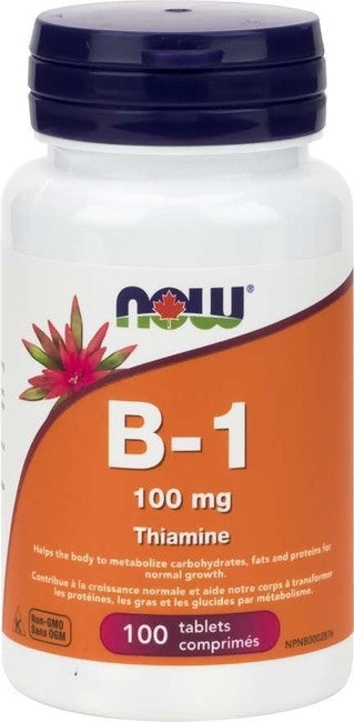 NOW Vitamin B1 100mg | 100 Caps