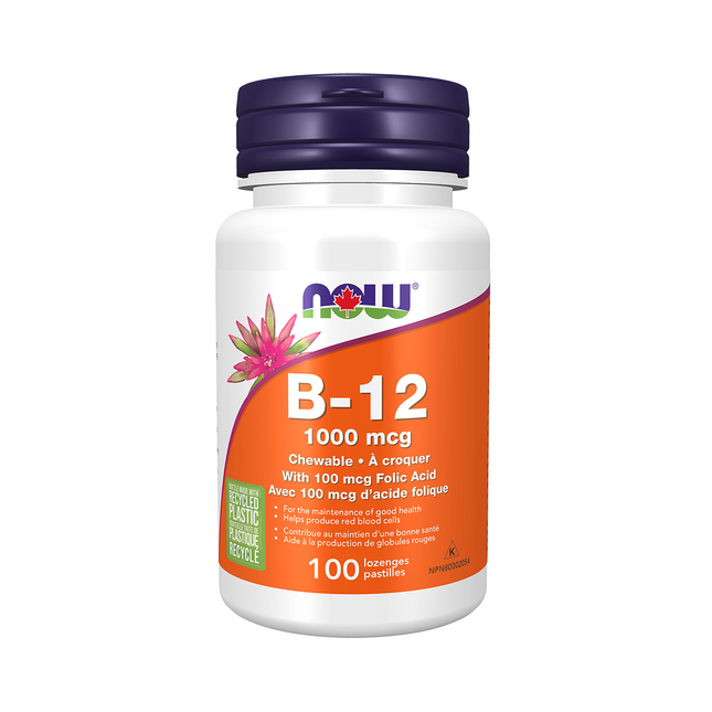 NOW - Vitamin B12 1000 mcg | 100 Lozenges