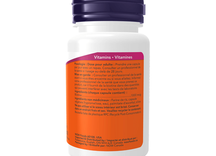 NOW - Biotine 1000 mg | 100 capsules