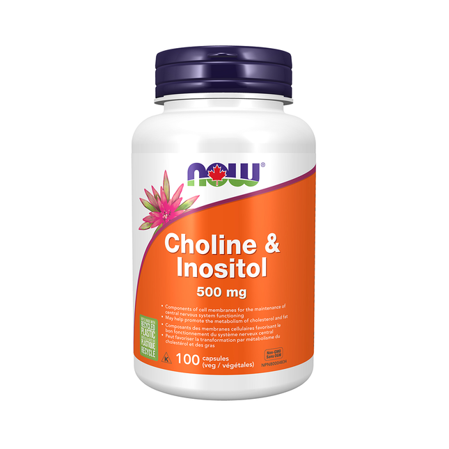 NOW - Choline & Inositol | 100 Caps