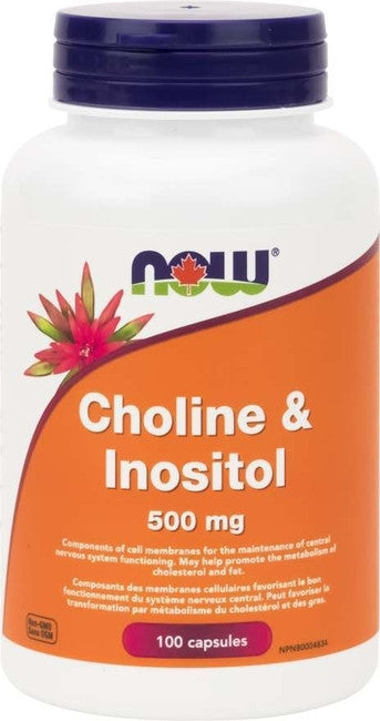 NOW Choline & Inositol | 100 Caps