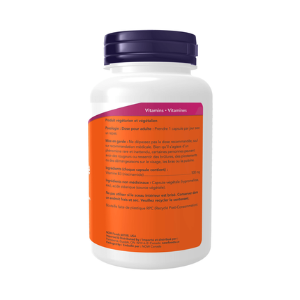 NOW - NAC Niacinamide 500 mg | 100 capsules