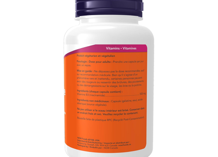 NOW - NAC Niacinamide 500 mg | 100 capsules