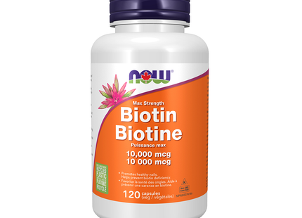 NOW Biotine 10000 mg | 120 capsules