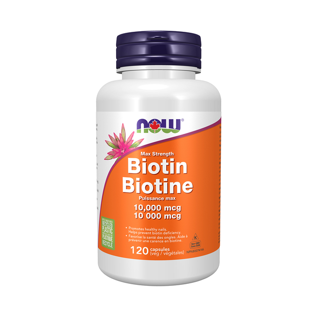 NOW Biotine 10000 mg | 120 capsules