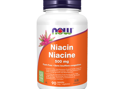 NOW - Niacin 500 mg Flush-Free | 90 Capsules