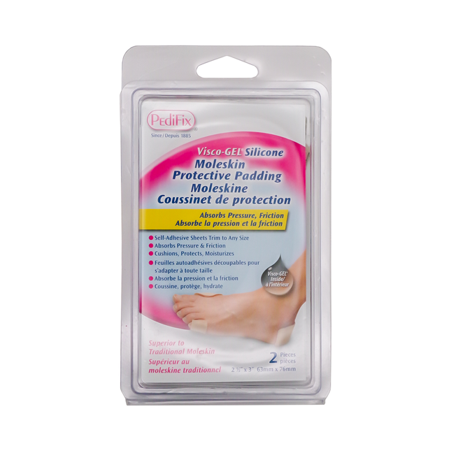 Pedifix - Visco-Gel Silicone Moleskin Protective Padding | 2 Count