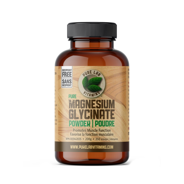 Pure Lab - Pure Magnesium Glycinate Powder 200 g  | 250 Scoops*