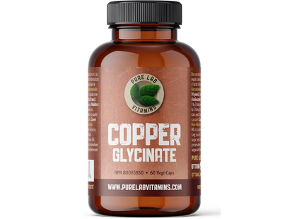 Pure Lab - Copper Glycinate 1 mg | 60 Capsules