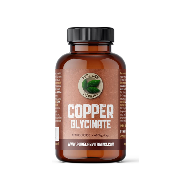 Pure Lab - Copper Glycinate 1 mg | 60 Capsules