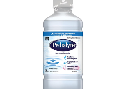 Pedialyte - Solution de réhydratation orale sans saveur | 1 L