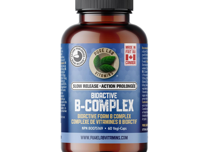 Pure Lab - Bioactive B Complex, Slow Release | 60 Capsules