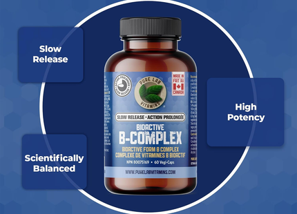 Pure Lab - Bioactive B Complex, Slow Release | 60 Capsules