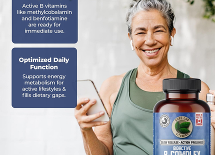 Pure Lab - Bioactive B Complex, Slow Release | 60 Capsules