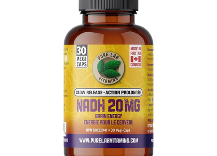 Pure Lab - NADH 20mg - Slow Release | 30 Capsules