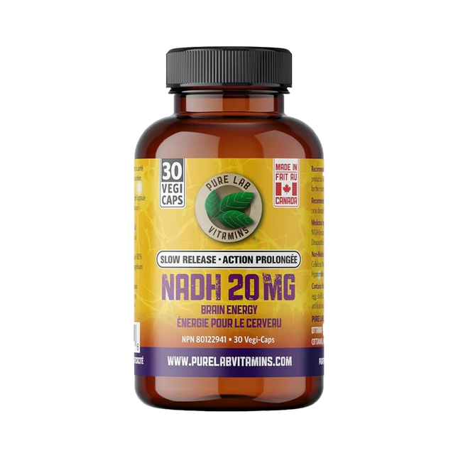 Pure Lab - NADH 20mg - Slow Release | 30 Capsules